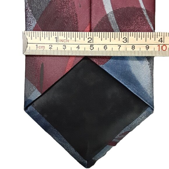 Vintage Oscar de la Renta Studio Men's Tie Polyester/Silk Blend 3 3/4" x 57" - Picture 5 of 6